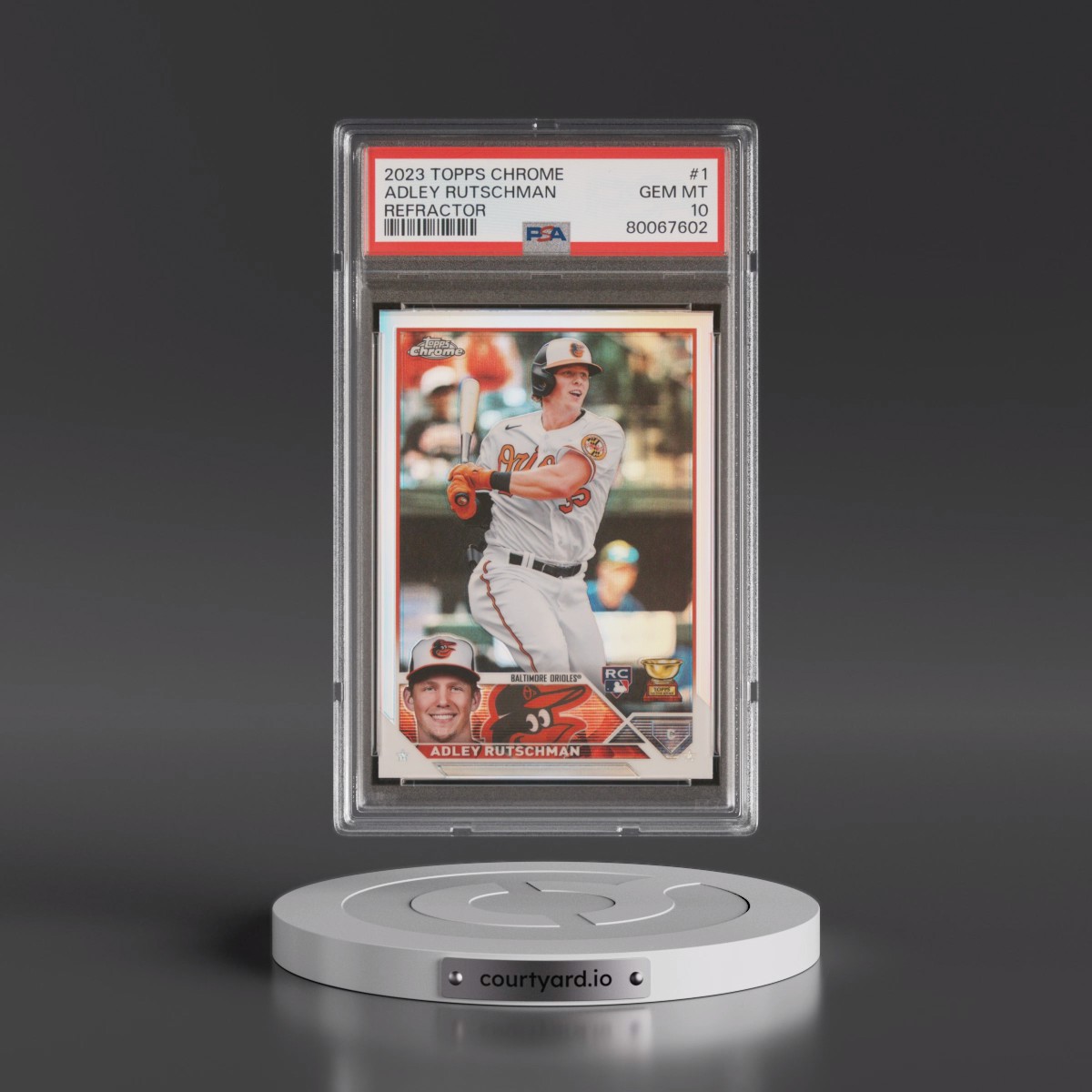 2023 Adley Rutschman - Baseball Topps Chrome PSA 10 GEM MINT